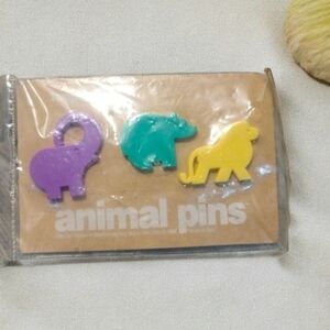 Vintage 1993 Tupperware Animal Pins (NIB Set of 3)